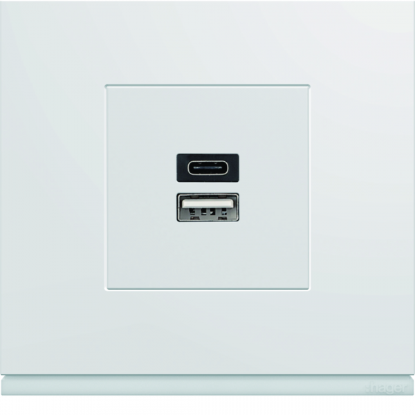 Vignette 2 produit Enjoliveur Gallery prise double USB. finition Pure | Ref : WXD112B