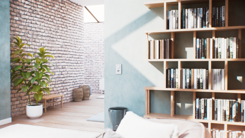 Vignette 2 produit Plaque gallery 3 postes verticale 71mm matiere oak wood | Ref : WXP4743