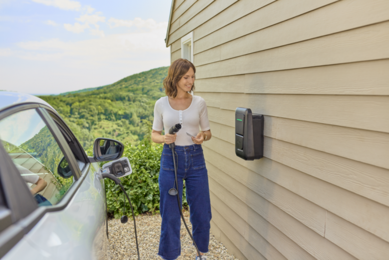 Vignette 2 produit Witty one borne de charge IP54 1x11kW 3P T2+TIC+RFID+APP BLE | Ref : XVR111STI