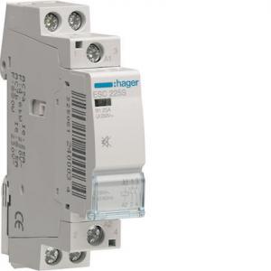 HAGER Contacteur silencieux 25a. 2f. 230v ESC225S