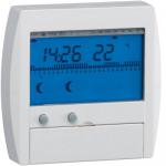 HAGER Programmateur digital semi-encastr chauf lec avec fil pilote 2 zones 7j 230v 30111