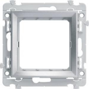 HAGER Support gallery 2 modules compatible kallysta plaque titane WXA462T