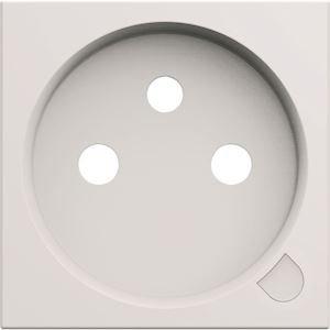 HAGER Enjoliveur prise de courant 2p+t gallery  voyant pure WXD103B