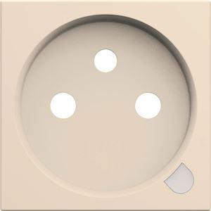 HAGER Enjoliveur prise de courant 2p+t gallery  voyant dune WXD103D