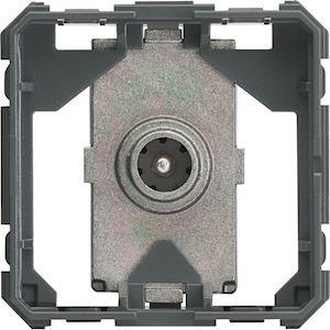 HAGER Prise tv gallery  bnc traversante 10 db 2 modules WXF251