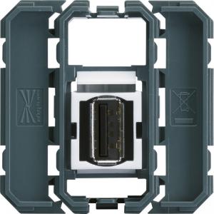 HAGER Prise gallery usb 2.0 bornier  vis WXF642