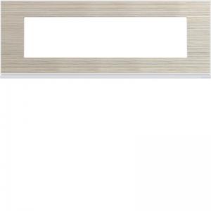 HAGER Plaque gallery 8 modules entraxe 71mm latt WXP2508