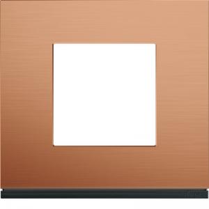 HAGER Plaque gallery 1 poste matiere copper alu WXP4602
