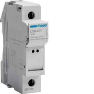 HAGER Coupe-circuit 1p 25a 400v l32 1m LSN401