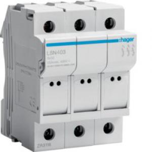 HAGER Coupe-circuit 3p 25a 400v l32 3m LSN403