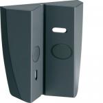 HAGER Accessoire d angle anthracite pour dtecteur infrarouge standard mural 140-200 52116