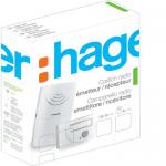 HAGER Pack carillon radio  piles 10 mlodies+flash (bp sonnette+rcept+alimentations) 53621