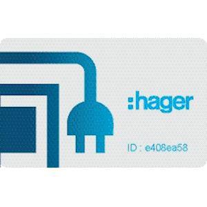 HAGER Witty accessoire kit de 3 cartes rfid administrateur XEVA410