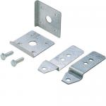 HAGER 2 pattes de fixation quadro4 murale horizontales et verticales livres avec vis FM640