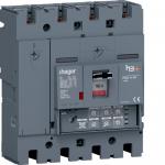 HAGER Disjoncteur boitier moul h3+ p250 lsi ab 4p4d 160a 25ka HHT161JA