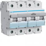 HAGER Disjoncteur 4p 15ka courbe b - 80a 6 modules HMB480
