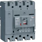 HAGER Disjoncteur boitier moul h3+ p250 lsi 4p4d n0-50-100% ln 250a 50ka ftc HMT251JR