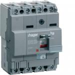 HAGER Disjoncteur botier moul x160 4p 40ka 160a HNA161H