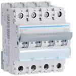 HAGER Disjoncteur 4p 6-10ka courbe b - 50a 4 modules NEN450