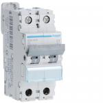 HAGER Disjoncteur 2p 6-10ka courbe d - 3a 2 modules NGN203