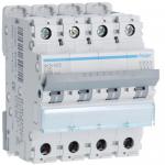 HAGER Disjoncteur 4p 10-15ka courbe c - 25a 4 modules NKN425