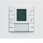HAGER Thermostat knx multifonctions avec afficheur blanc TX410