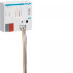 HAGER Module 2 entres + 2 sorties leds,  encastrer, knx TXB322