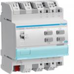 HAGER Module de sortie 4x 10a /230v~. knx TYA604B
