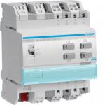 HAGER Module de sortie 4x 16a /230v~. knx TYA604C