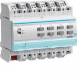 HAGER Module de sortie pour volets roulants ou stores  bannes pour 8 moteurs 230v~ 6a TYA628C