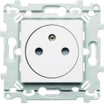 HAGER S.A.S La prise de courant affleurante 2p+t 16a we106 finition pure fait partie de la gamme essensya. cette r�f�rence regroupe le support. le m�canisme et l\'enjoliveur. WE106