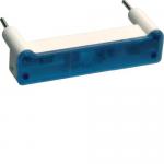 HAGER Cubyco lampe pour signalisation  forme &quot;i&quot; 12-28v bleu WUZ692