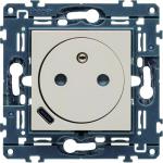 HAGER S.A.S Prise de courant affleurante + usb-c - dune WXF114D