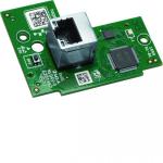 HAGER S.A.S Witty accessoire carte ethernet rj45 pour borne xev1k �quip� de la carte �lectronique avec roue codeuse. permet la communication avec l\'application hager witty pour la visualisation des consommations des recharges ve et le param�trage XEVA240