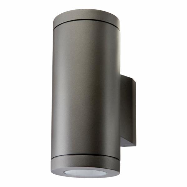 Photo METRO applique cylindrique graphite 2xGU10 classe II IP65 | Ref : 623692