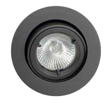 Photo JUPITER downlight graphite GU10 classe II IP23 | Ref : 923930