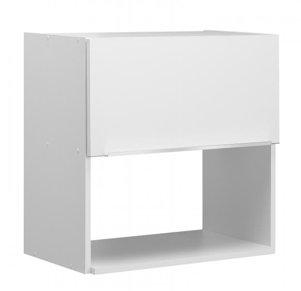 Photo Mble ht ml Blc niche L60 | Ref : ASCN060D05