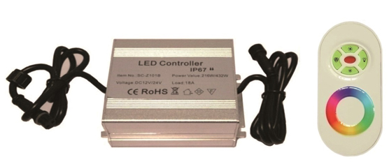 Photo Controleur RGB radiocommand tactile | Ref : BF101B