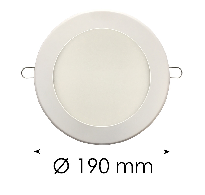 Vignette 2 produit downlight extra plat 15W ECO Blanc neutre  | Ref : BF-SDLE15NW
