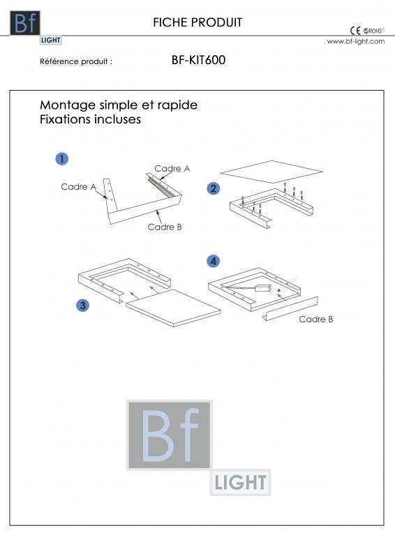 Vignette 2 produit kit saillie pour BF-P601 | Ref : BF-KIT600