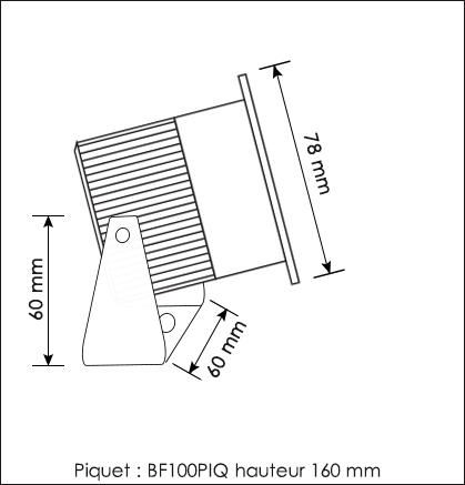 Vignette 2 produit Spot Led 3en1 - 10W - Blanc neutre 4000K  | Ref : BF-3EN1NW