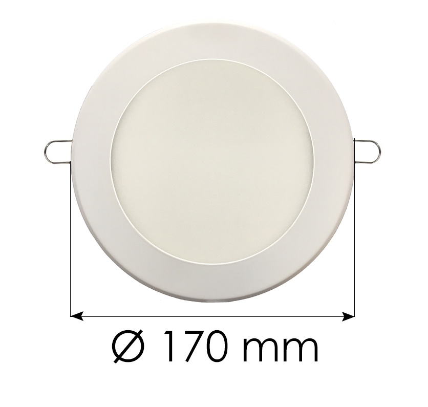 Vignette 3 produit Ref : BF-SDLE12WW | Downlight extra plat 12W ECO Blanc chaud 