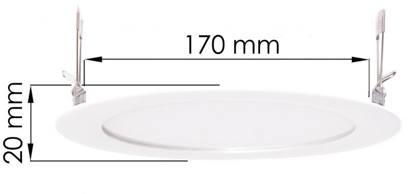 Vignette 3 produit Ref : BF-SDLE15NW | downlight extra plat 15W ECO Blanc neutre 