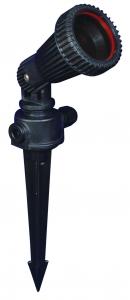 BF LIGHT Spot piquet gu10 (souce non incluse) orientable a 360/ip67/ik08/ac110-230/boitier de connection etanche/produit non cable/boitier de connection interne/douille gu10 incluse BF-SPIKE