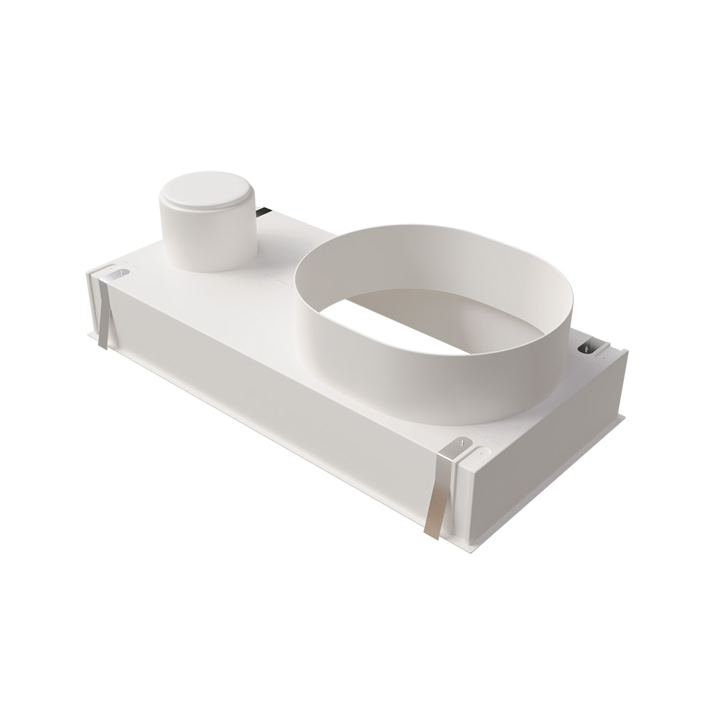 Photo Plnum en ABS pour grille de soufflage de 400 x 200 mm | Ref : PLSABS400X200