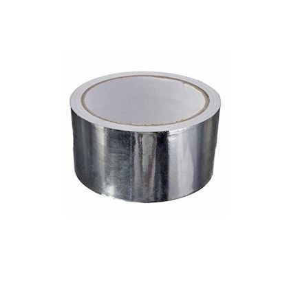 Photo Ruban adhsif aluminium 40 mm (rouleau de 50 ml) | Ref : RUBA-40X50