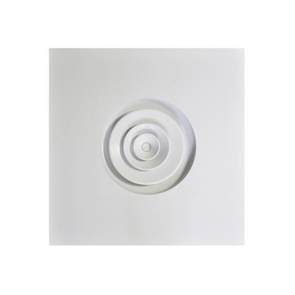 Photo Diffuseur circulaire pour dalle de faux-plafond de 600x600 mm - diamètre 160 | Ref : DIFP160