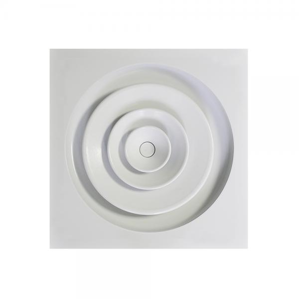 Photo Diffuseur circulaire pour dalle de faux-plafond de 600x600 mm - diamtre 250 | Ref : DIFP250