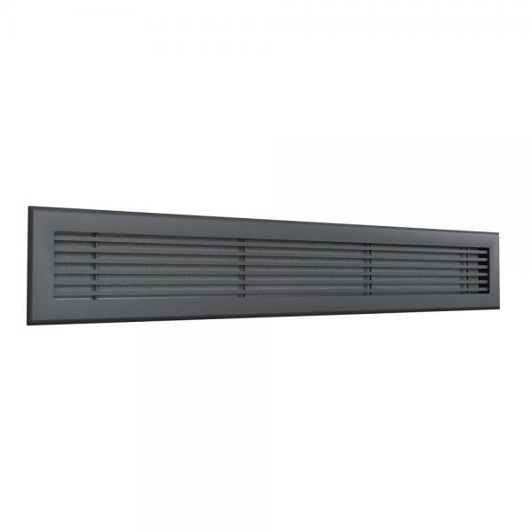 Photo Grille reprise linaire 800x150 Anthracite | Ref : GRL800X150AN