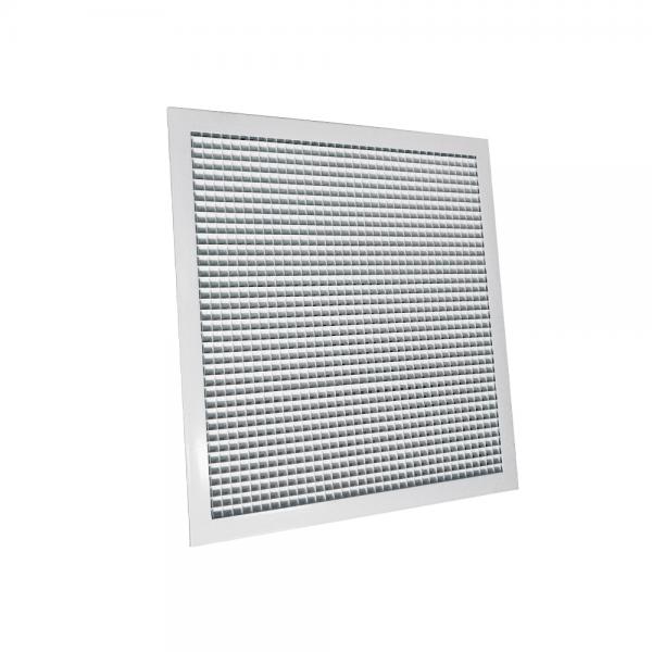 Photo Grille de transfert aluminium blanc mate 595 x 595 mm | Ref : GTAB595X595